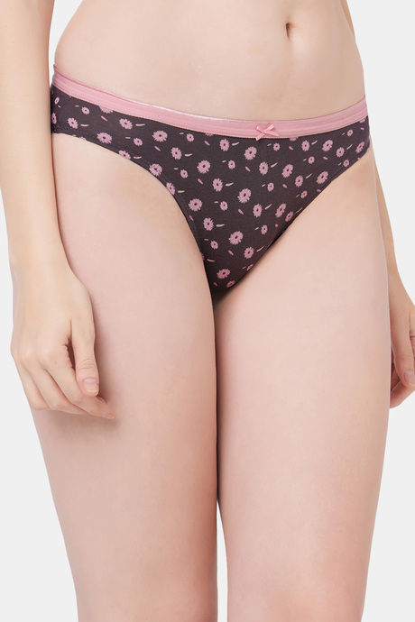 Soie Medium Rise Half Coverage Bikini Panty (Pack of 6) - Multicolor — image 12